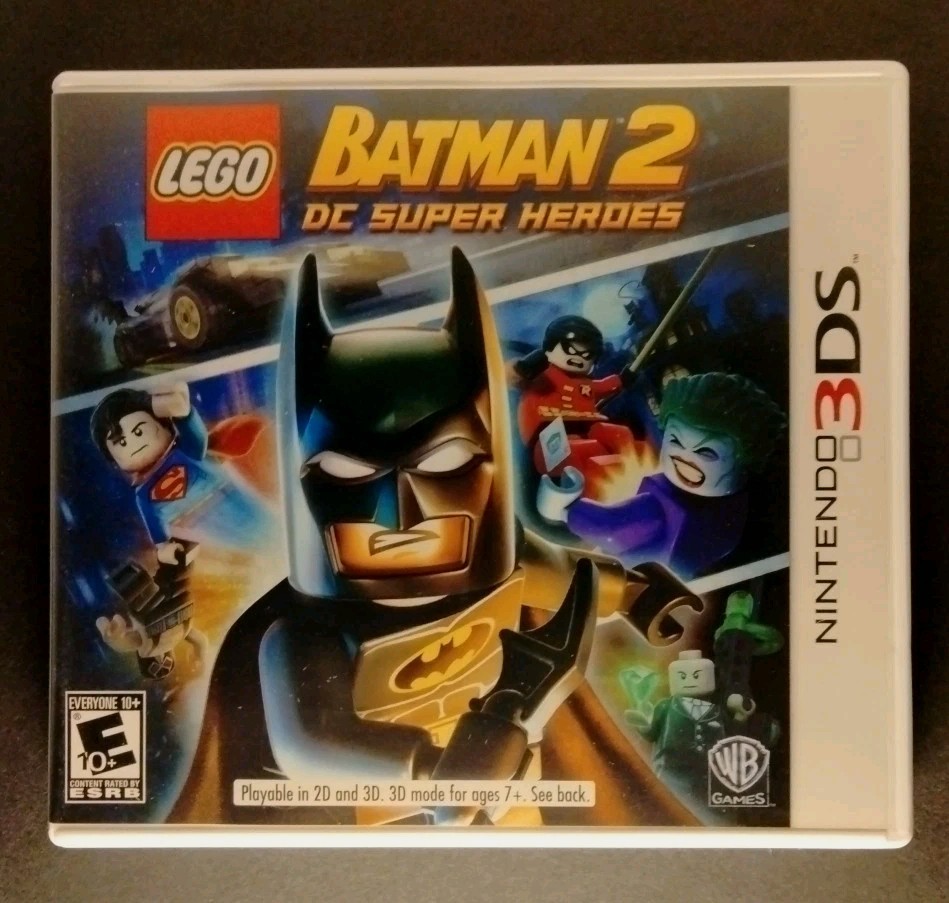 Lego Batman 2 DC Super Heroes Nintendo 3ds Authentic Case Box Artwork ONLY