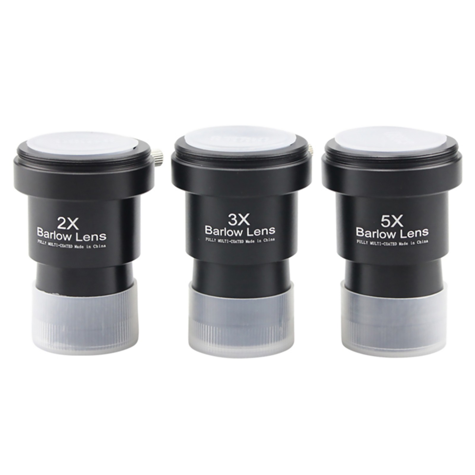 2X 3X 5X Eyepiece Lens 3Pcs/Set 1.25 inch Astronomical Telescope Barlow Lens