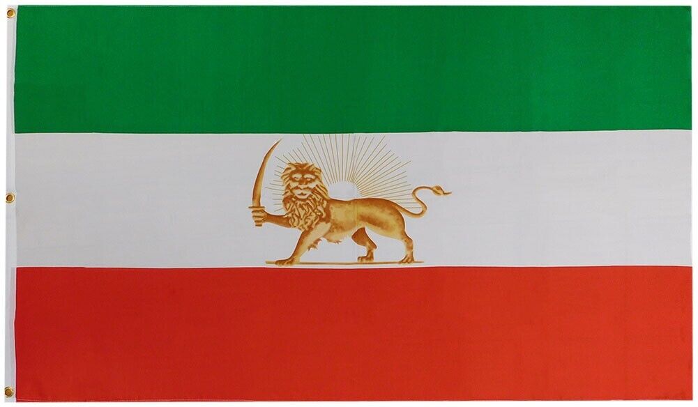 Iran Lion Flag 3x5ft House Flag Iranian Flag 100D