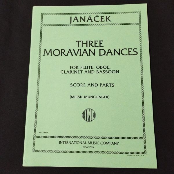 Sheet Music Woodwind Quartet Arrangement (Flute, Oboe, Clarinet, Bassoon) Janek