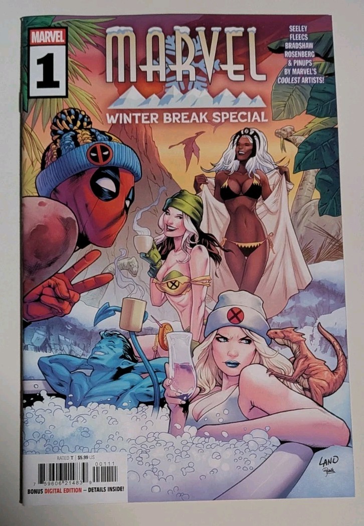 MARVEL WINTER BREAK SPECIAL #1 12/24/2025 VF+ ONE-SHOT MAIN COVER MARVEL COMICS