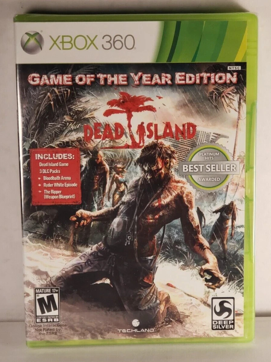 Dead Island Microsoft Xbox 360 Authentic Replacement Case Only