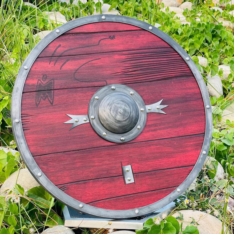 Ragnar Lothbrok Viking Shield Authentic Shield Medieval Viking Warrior Shield