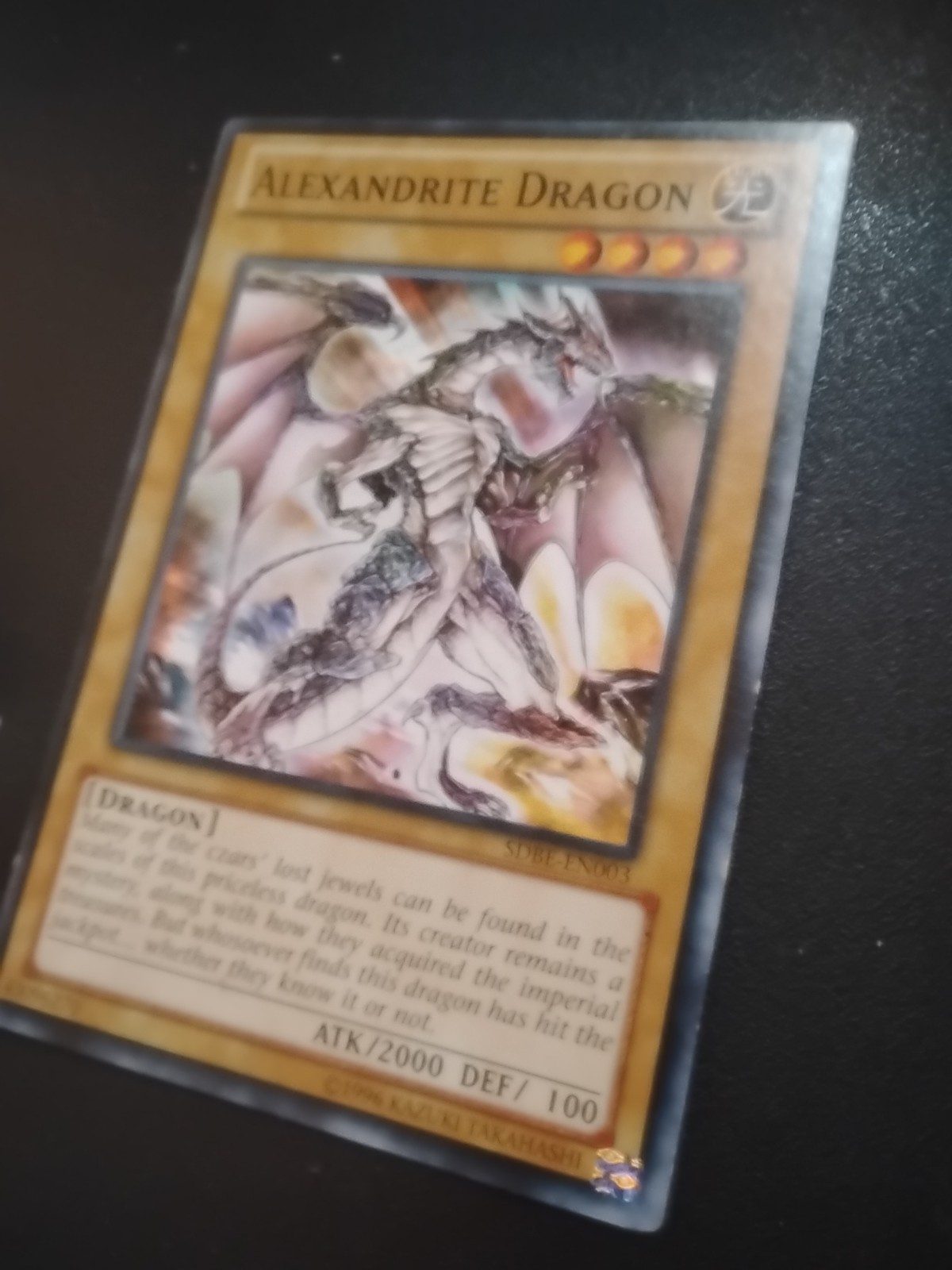 Alexandrite Dragon SDBE-EN003 Saga of Blue-Eyes White Dragon Unlimited