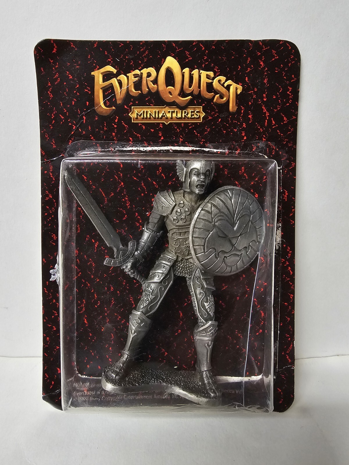 EverQuest Miniatures Gladiator Warrior 2002 Gold Edition Figurine Rare