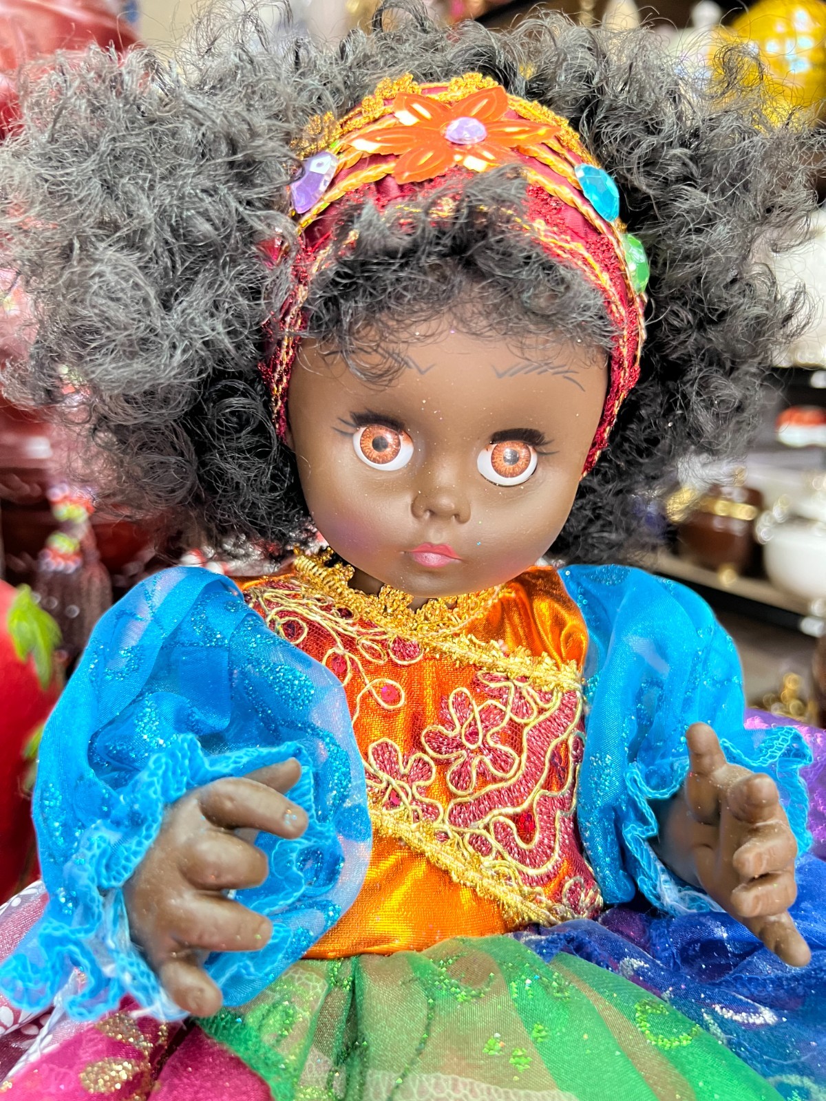 Muneca Doll Oya Olla   religion yoruba ifa