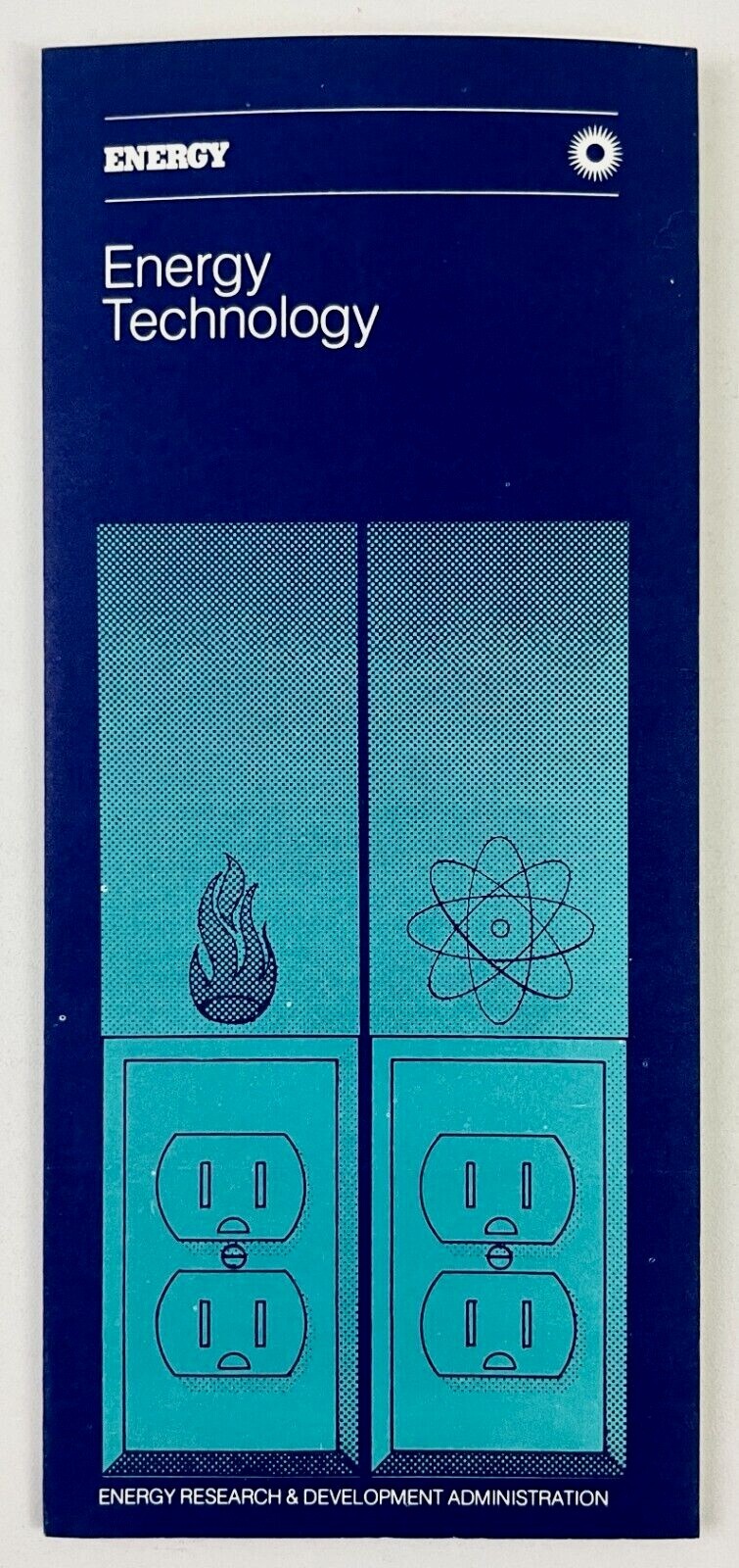 1977 Energy Technology Vintage Brochure Solar Nuclear Coal Science Research ERDA