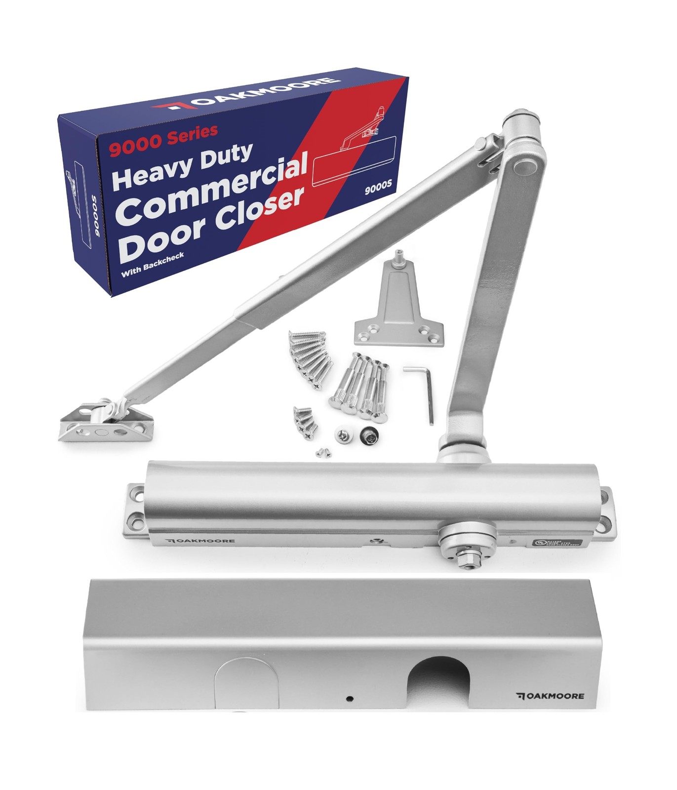 Heavy Duty Commercial Door Closer, ADA UL Grade 1 Listed Automatic Self Closi...