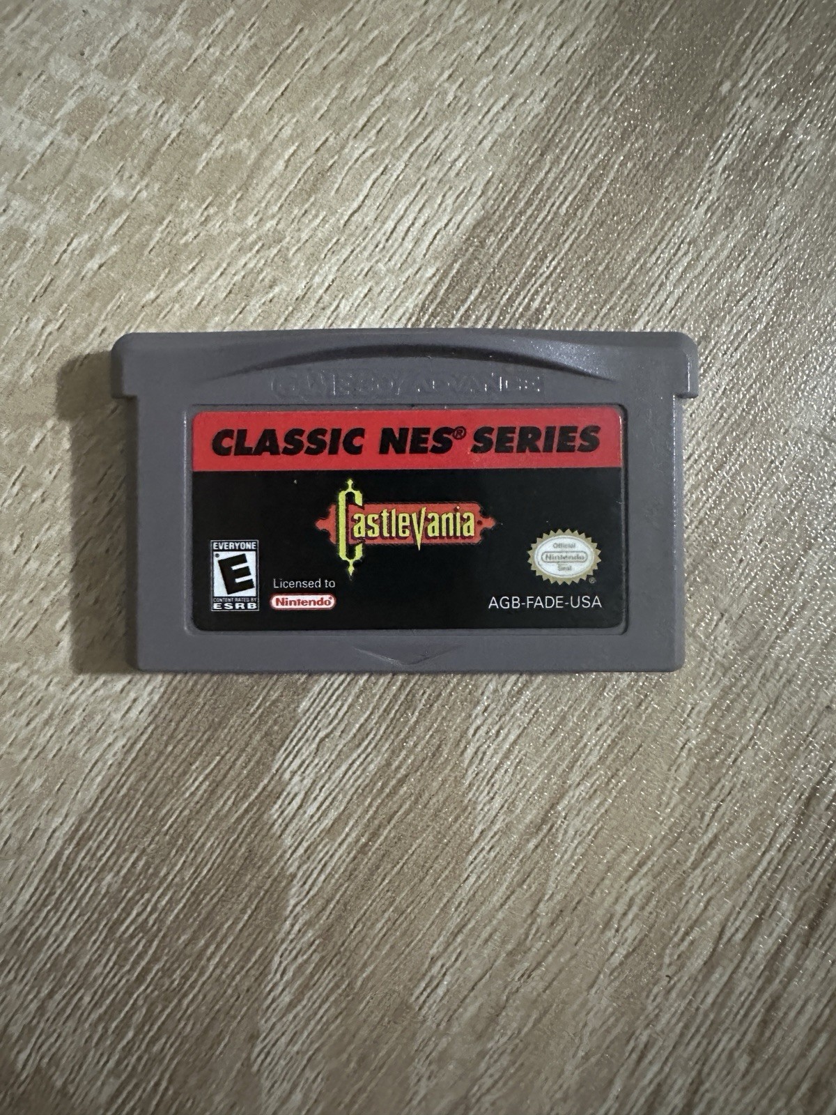 Castlevania Classic NES Series (Game Boy Advance GBA) Works Authentic