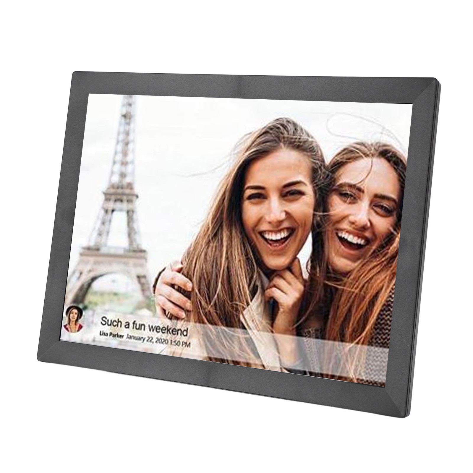 15 Inch Digital Picture Frame Smart Photo Frame Touchscreen Auto Rotate