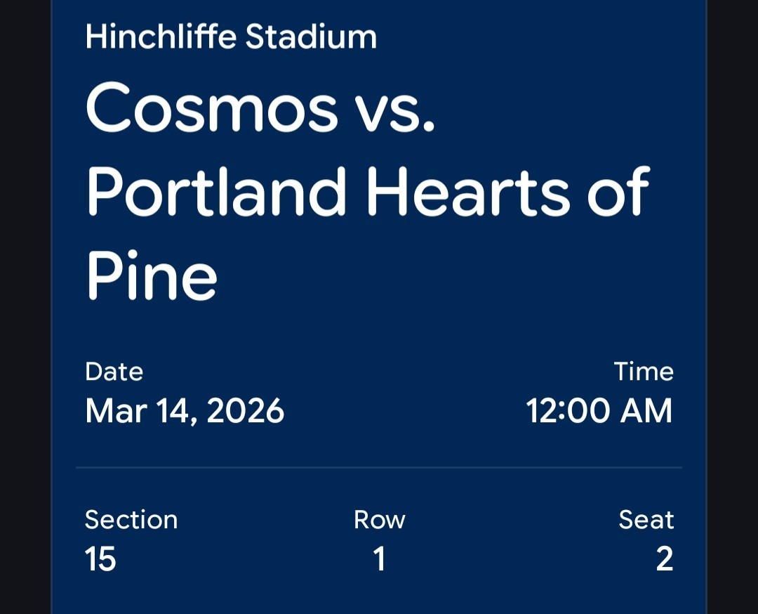 SEASON TICKETS Sec 15 Row 1