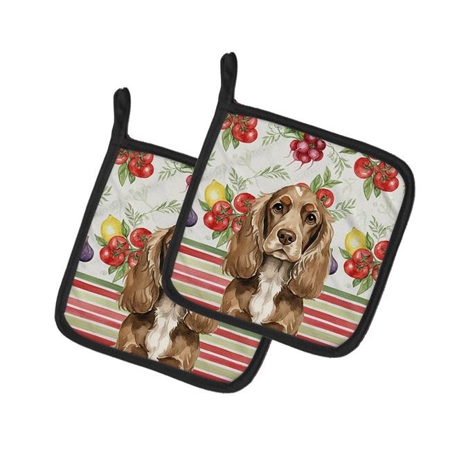 Carolines Treasures WDK8183PTHD Unisex Adult Chocolate Cocker Spaniel Vegetab...