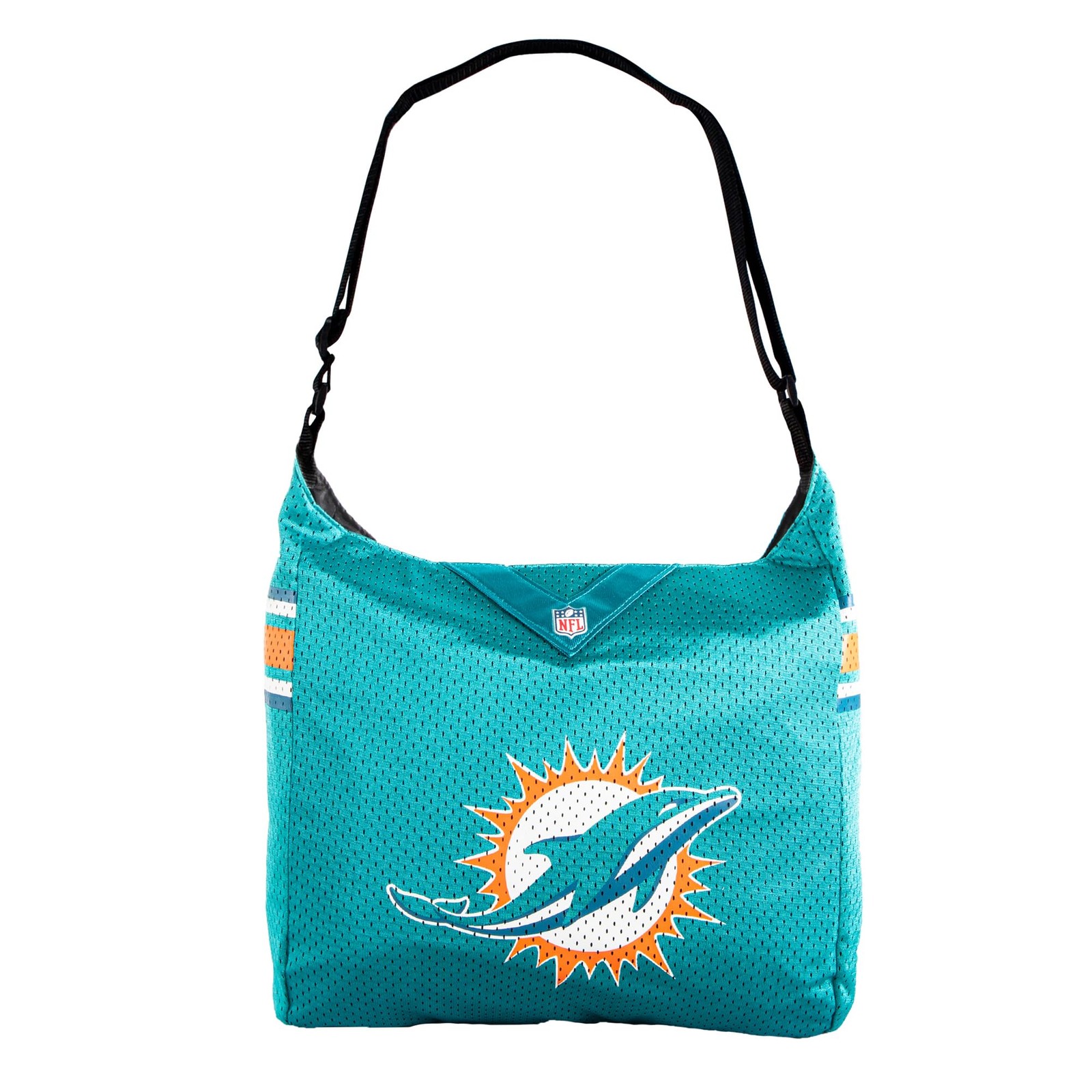 Littlearth NFL Miami Dolphins Jersey Tote Bag, Team Color, 15" x 4" x 14"