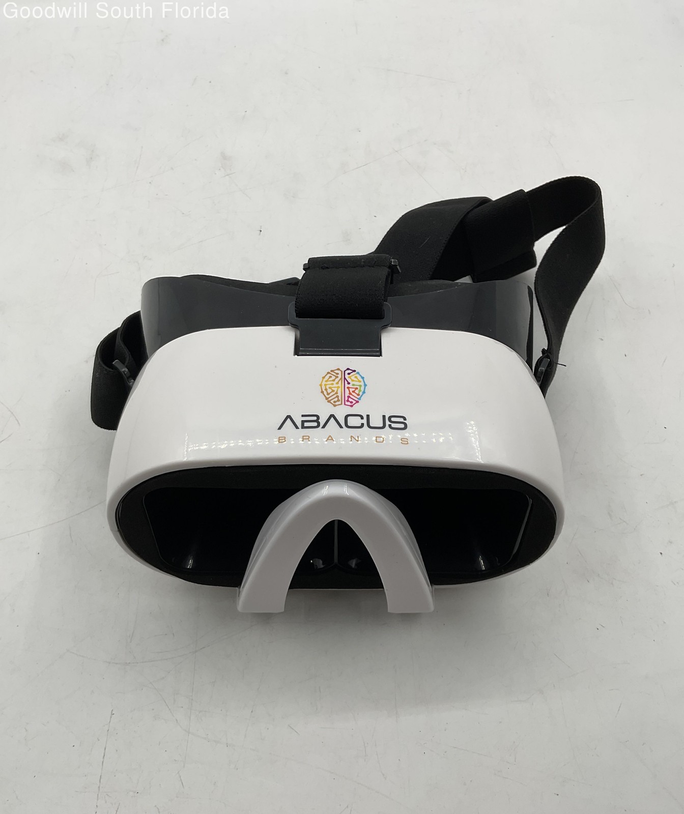 Abacus Brands Black White Adjustable Virtual Reality Lens Headset No Tested