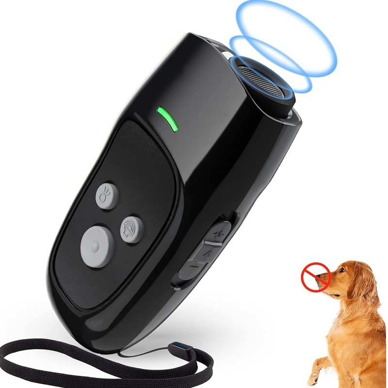 Dog Anti-Barking Device (Black) - Reliable Bark Deterrent Tool