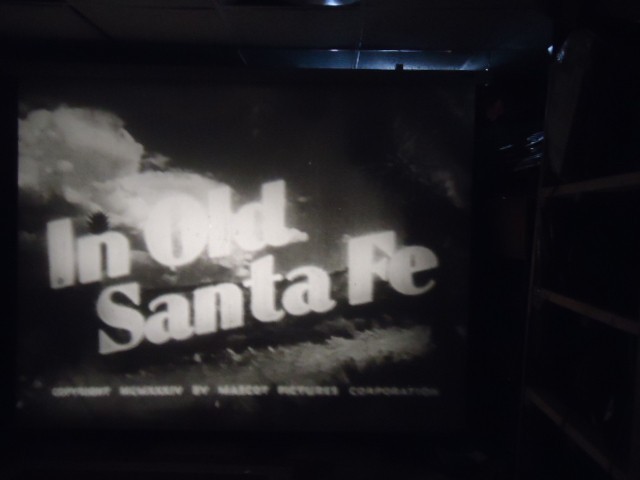 16mm In Old Santa Fe Ken Maynard Gene Autry Smiley Burnette Gabby Hayes