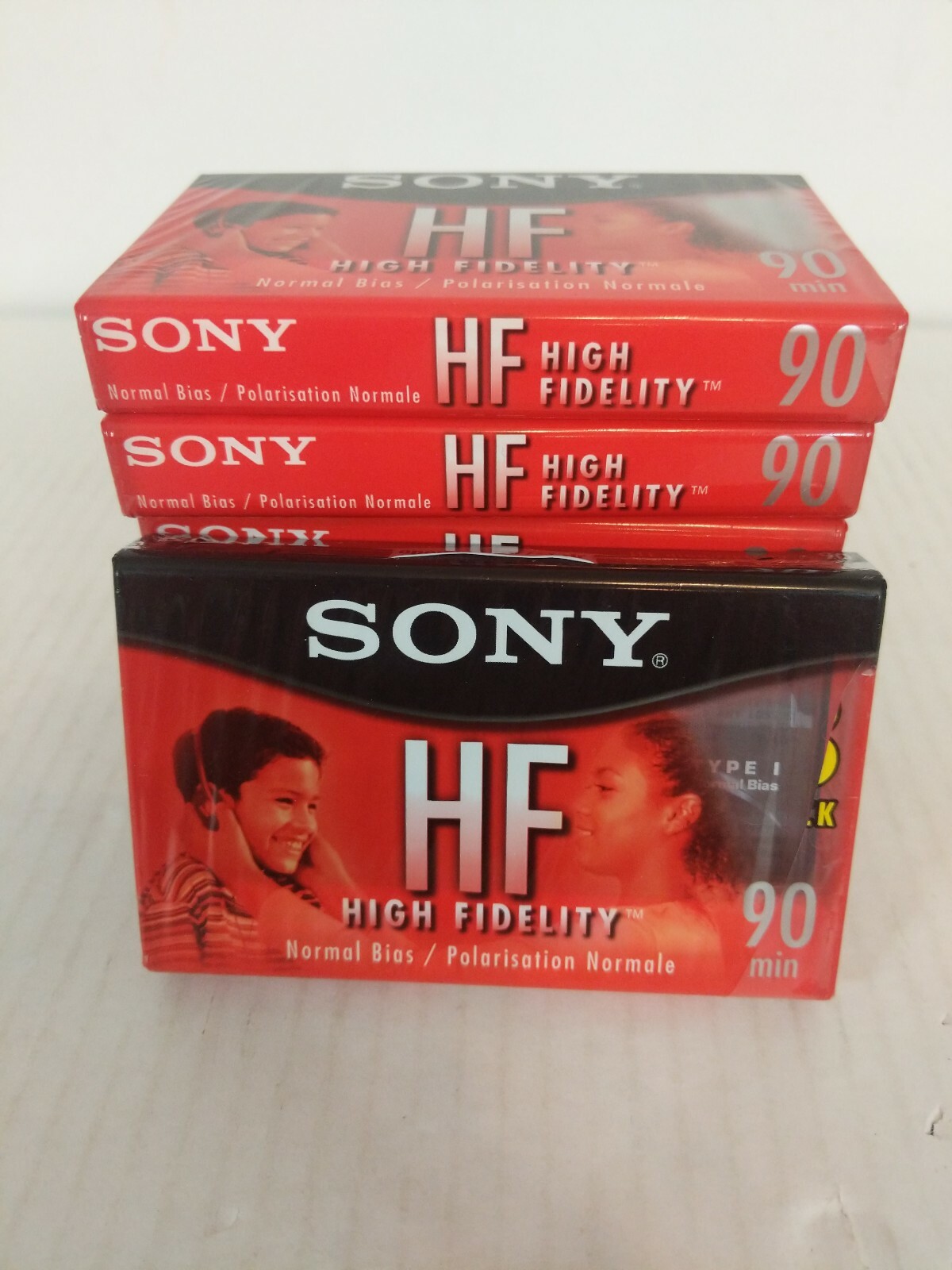 Cassette Tapes Sony High Fidelity 90 Minutes Lot Of Seven Normal Bias