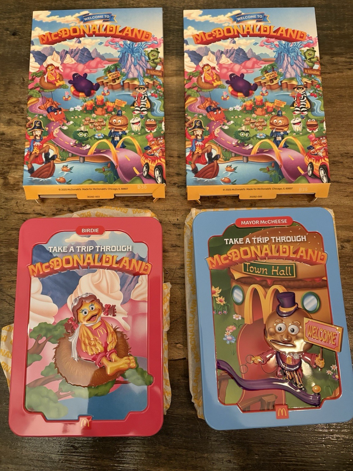 2 Trip Through McDonaldland Game Tins 2025 Limited Edition