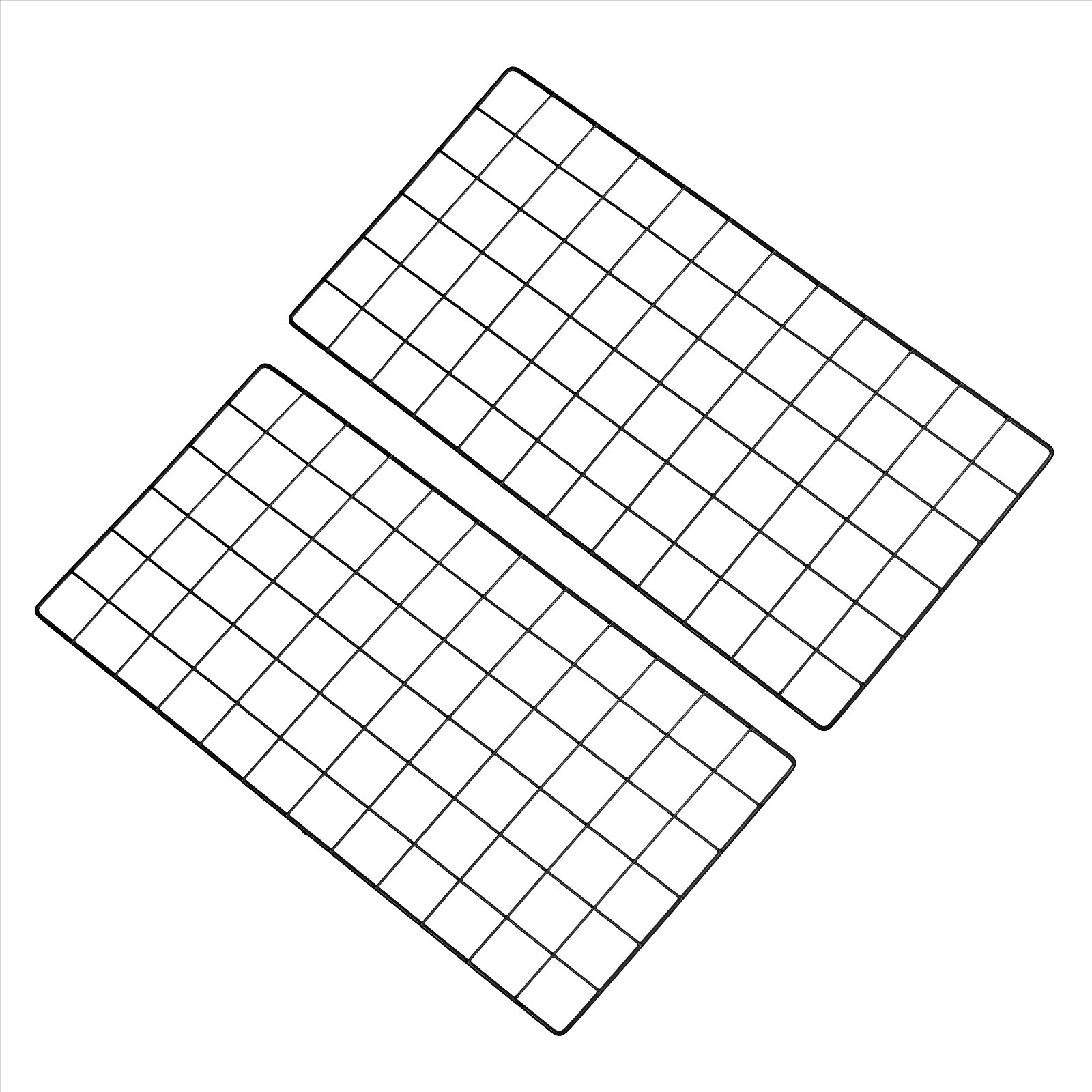 24"x12" 2pcs Black Photo Grid for Wall/Table