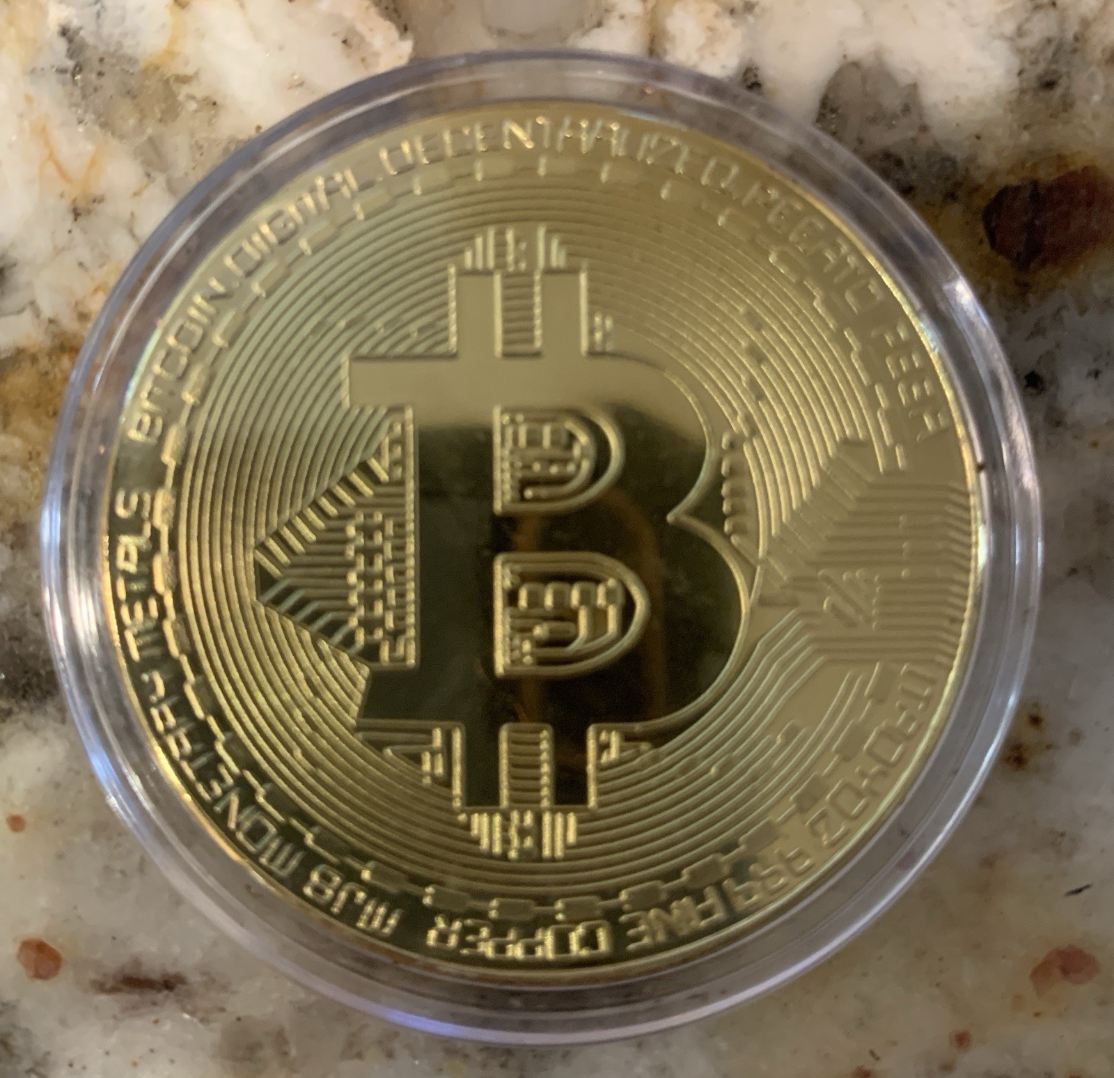 Collectors Edition Bitcoin Coin