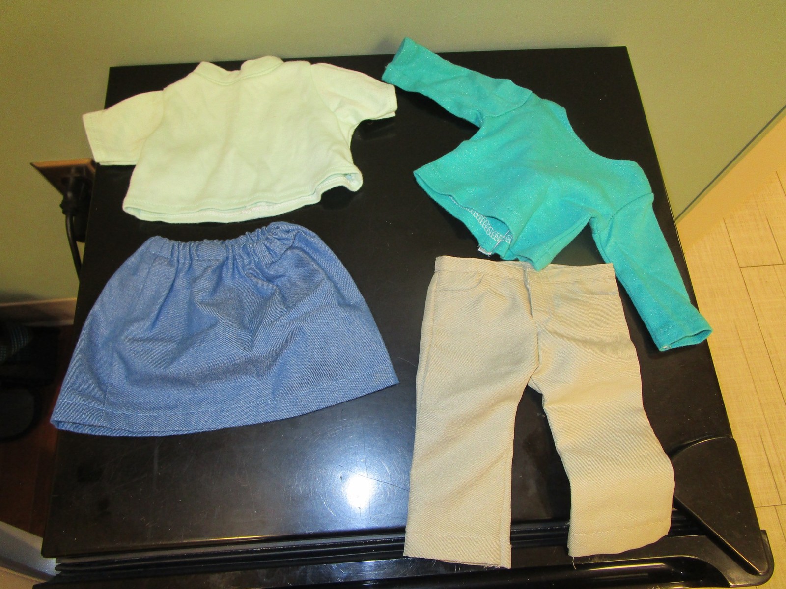 Clothing Lot for Wellie Wishers dolls Denim, khaki more