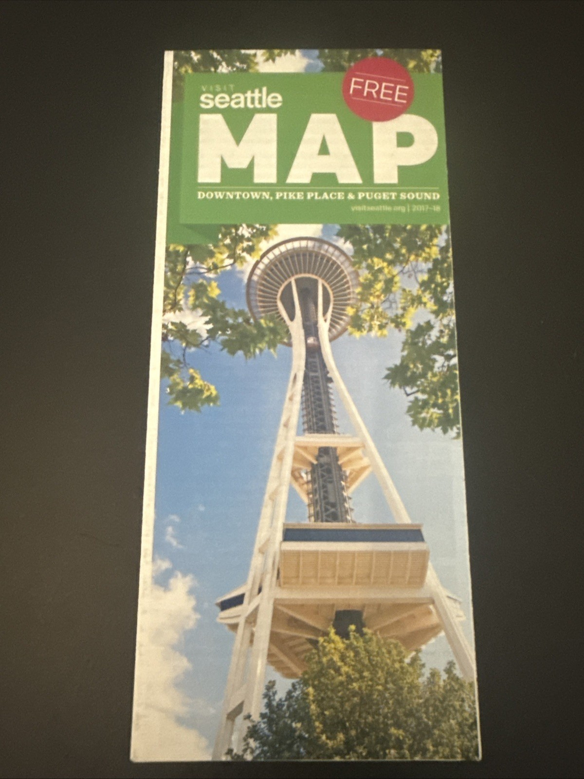 City Street Map of Seattle Washington 2017-2018