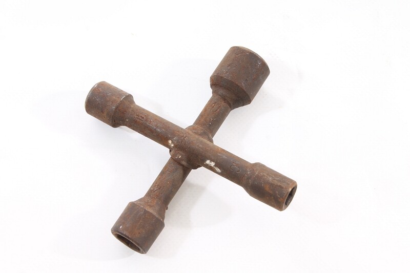 Old Vintage Socket Wrench Nut Wrench Small 10 12 14 17 Onboard Tool