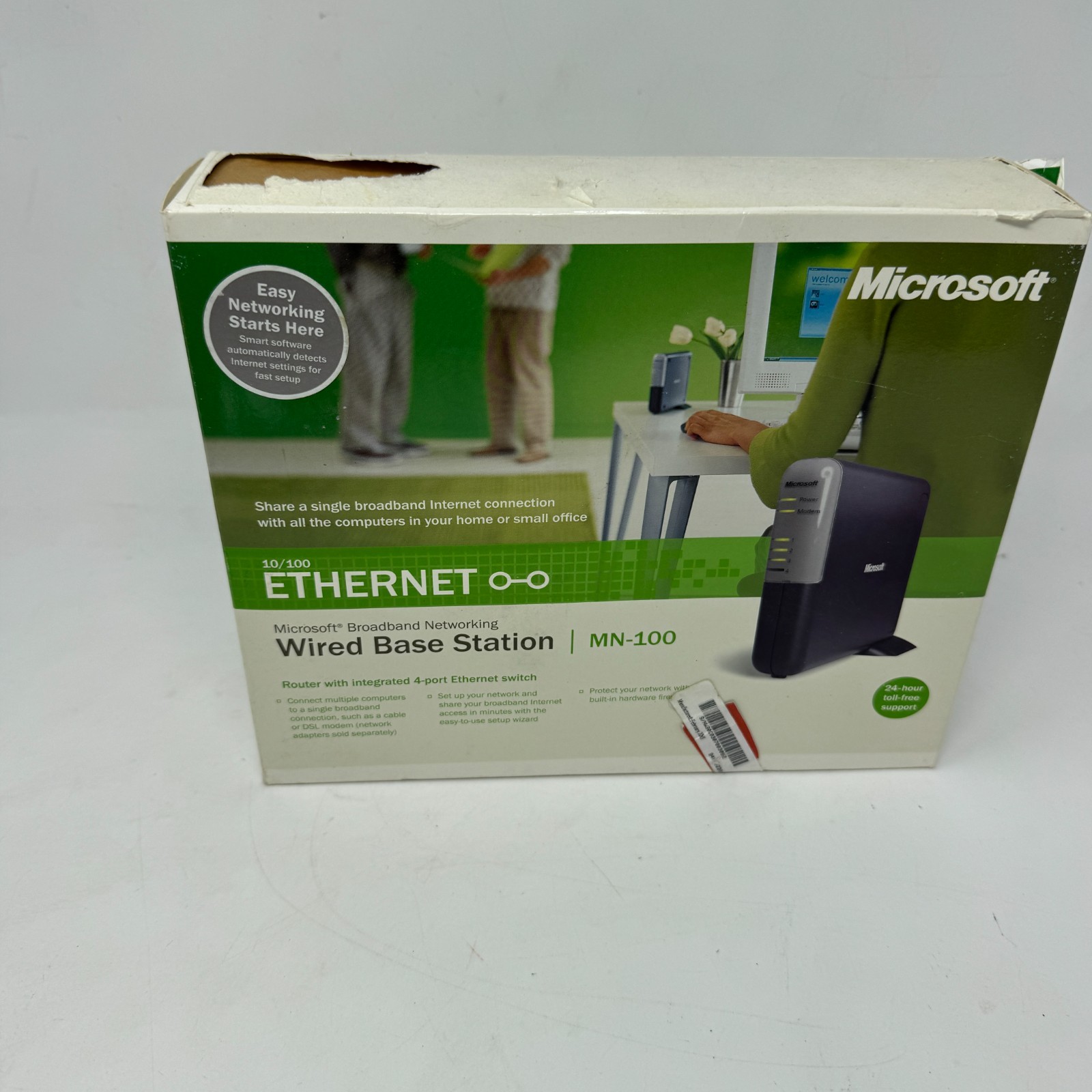 Microsoft Broadband Network Ethernet Wired Based Station MN-100