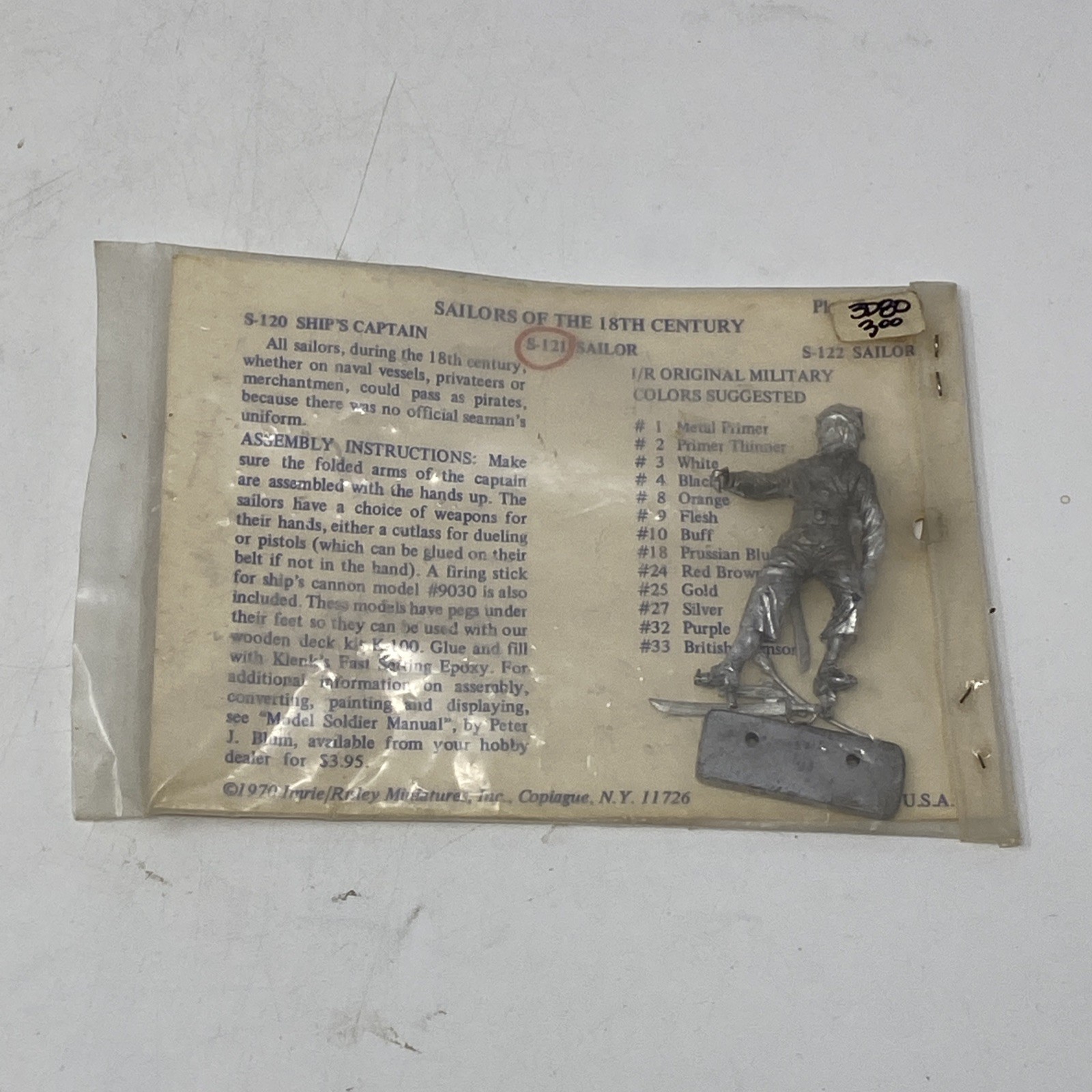 Imrie/Risley Miniatures S121 Sailors Of The 18th Century 1/32 New