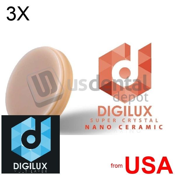 3X LOT of DIGILUX SUPER CRYSTAL Hybrid Ceramic Multilayer Disc 95mm LT B1 416976