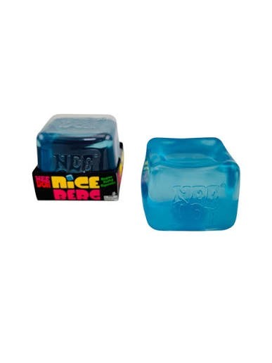 NeeDoh Nice Berg Blue XL Giant Nee Doh Niceberg Solid Squish Cube Ice Block New