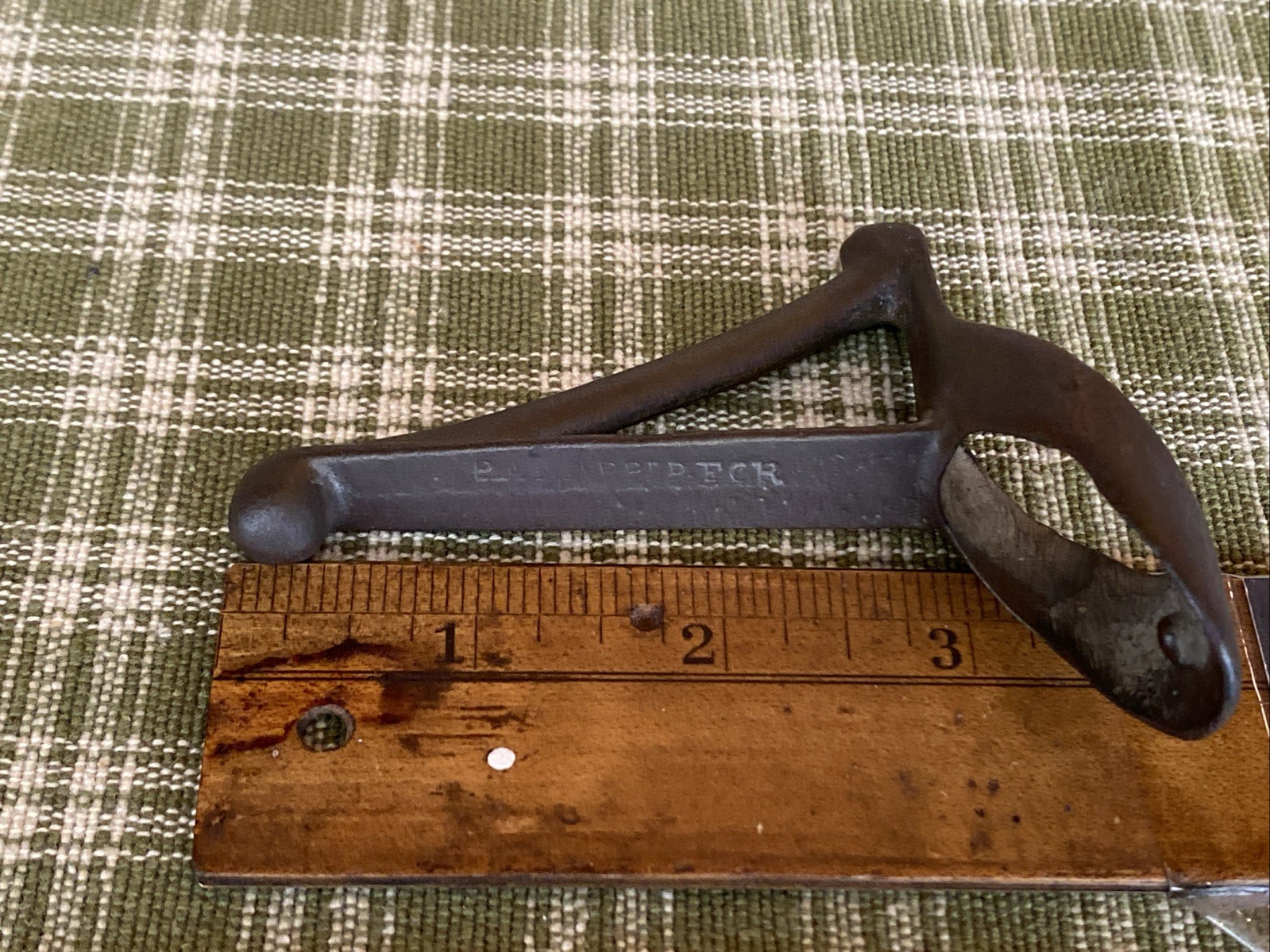 PAT APPLD FOR Bronze Antique High Tall Wood Window Sash Support Holder Open Pole