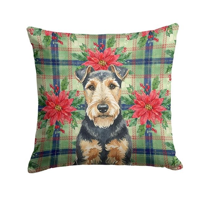 Carolines Treasures WDK8849PW1414 Unisex Adult Welsh Terrier Christmas Poinse...