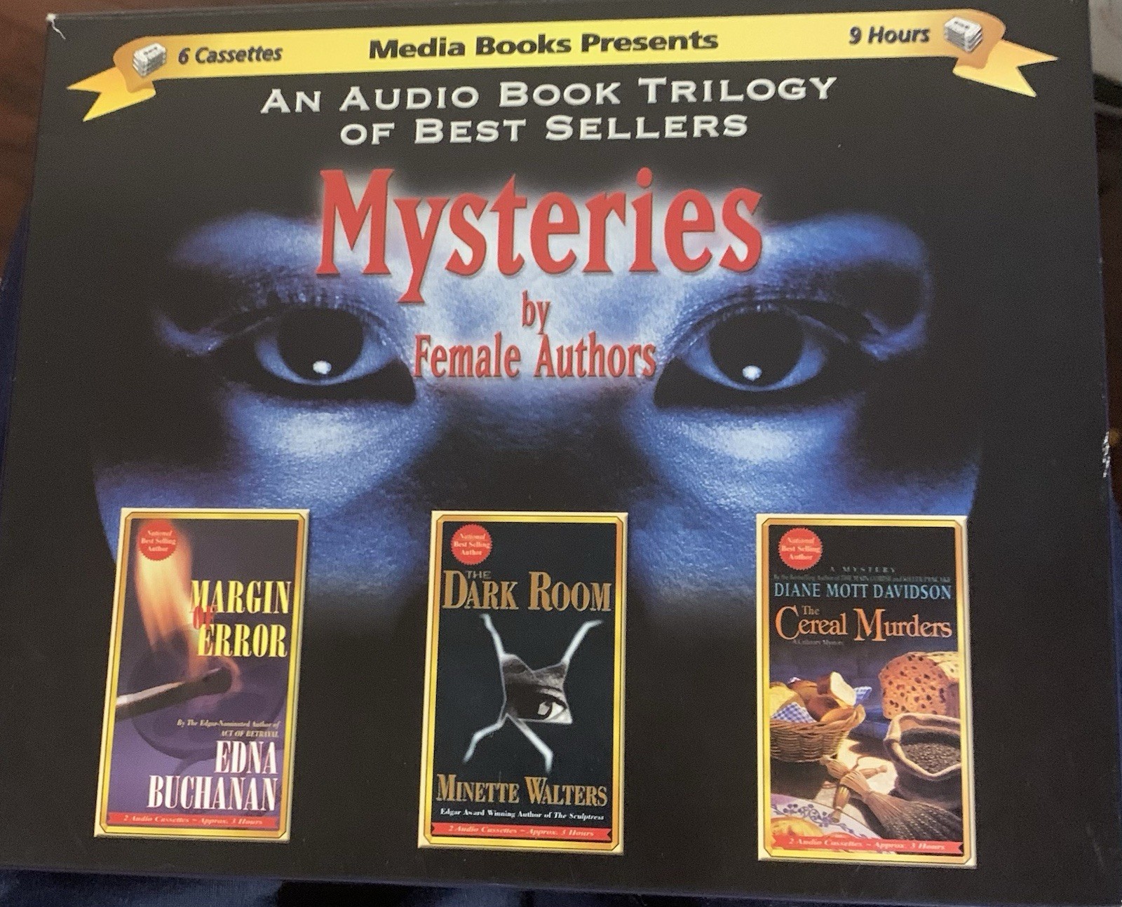 An Audio Book Trilogy Of Best Sellers Mysteries by Female Authors Six Cassettes