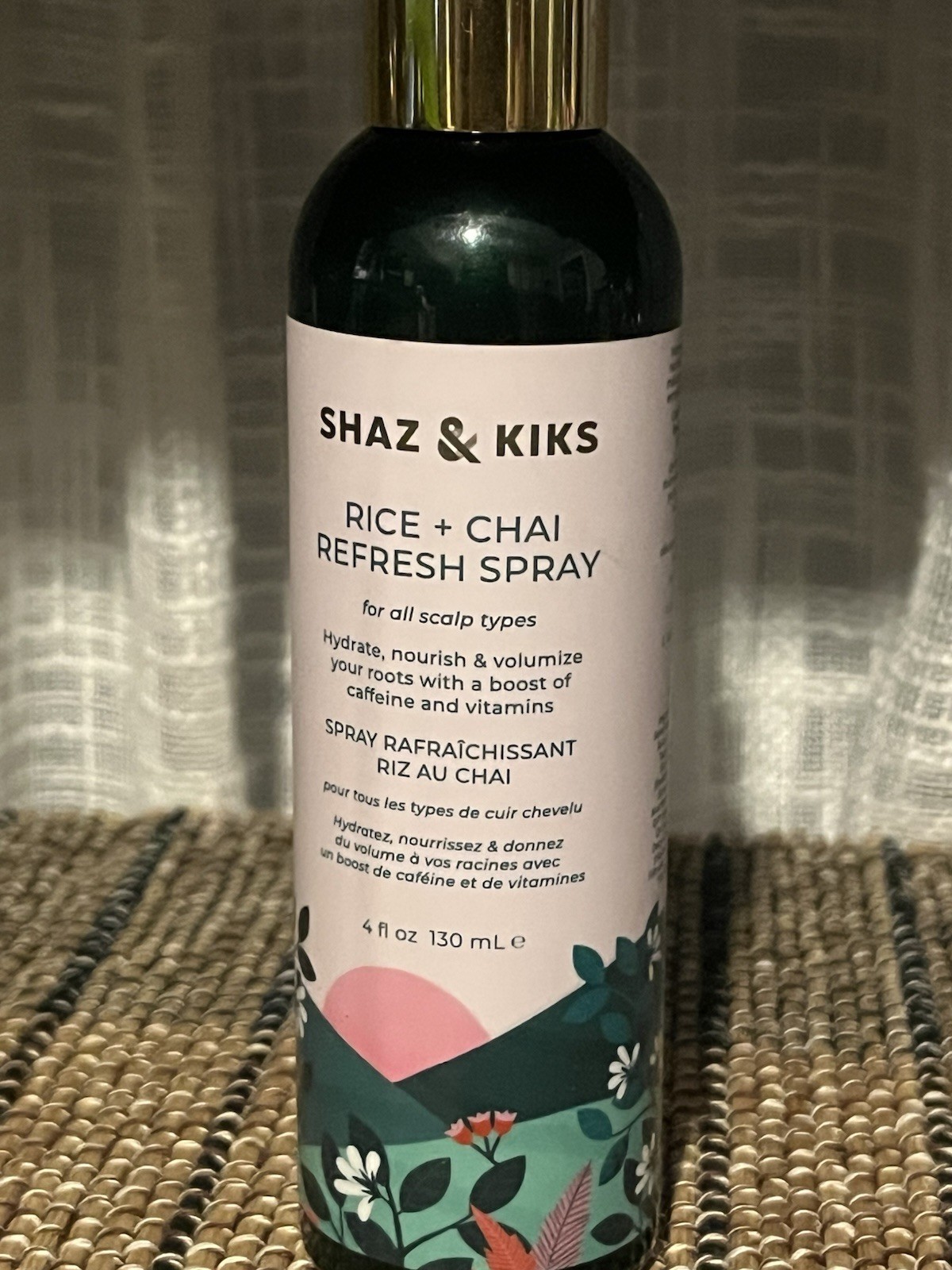 SHAZ & KIKS Rice + Chai Scalp Refresh Spray for Healthy, Full hair - Used