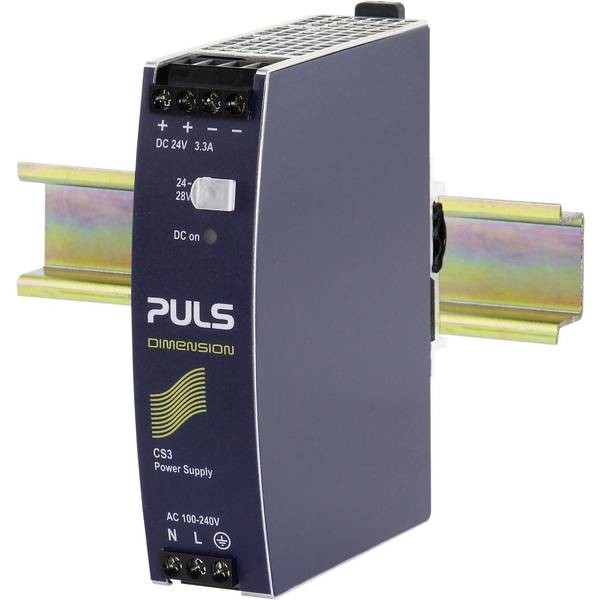 PULS CS3.241 DIMENSION DIN rail power supply 24 V/DC 3.3 TO 80 W No. exit
