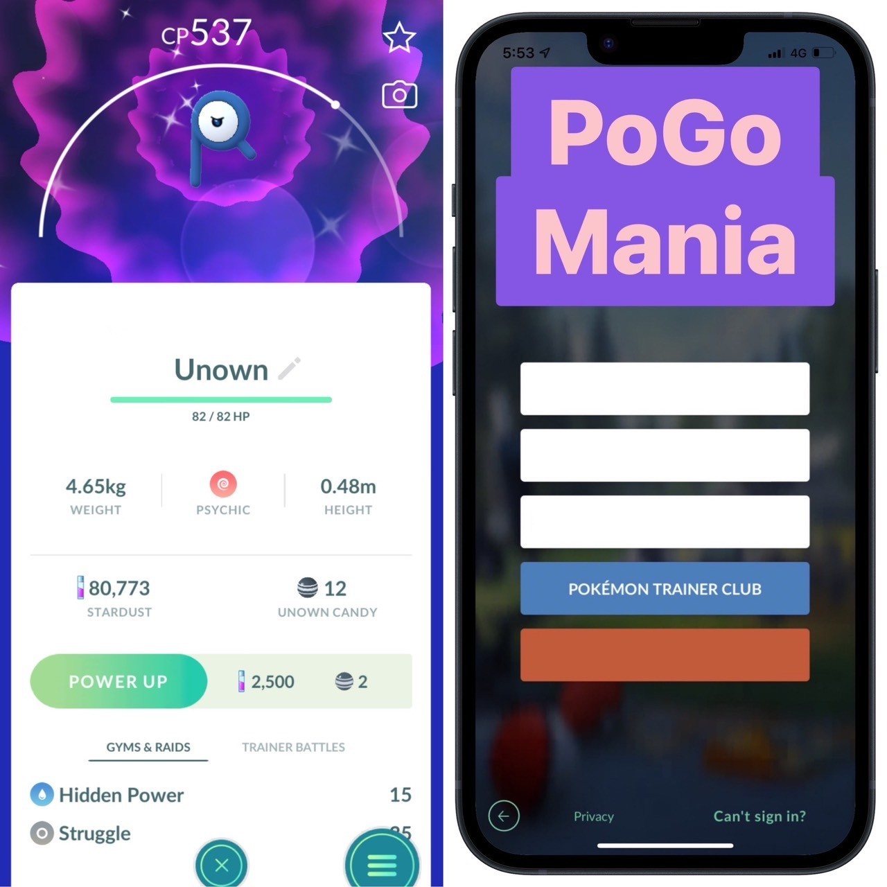 Shiny Unown (Letter R)✨mini PTC 20k✨(read description)