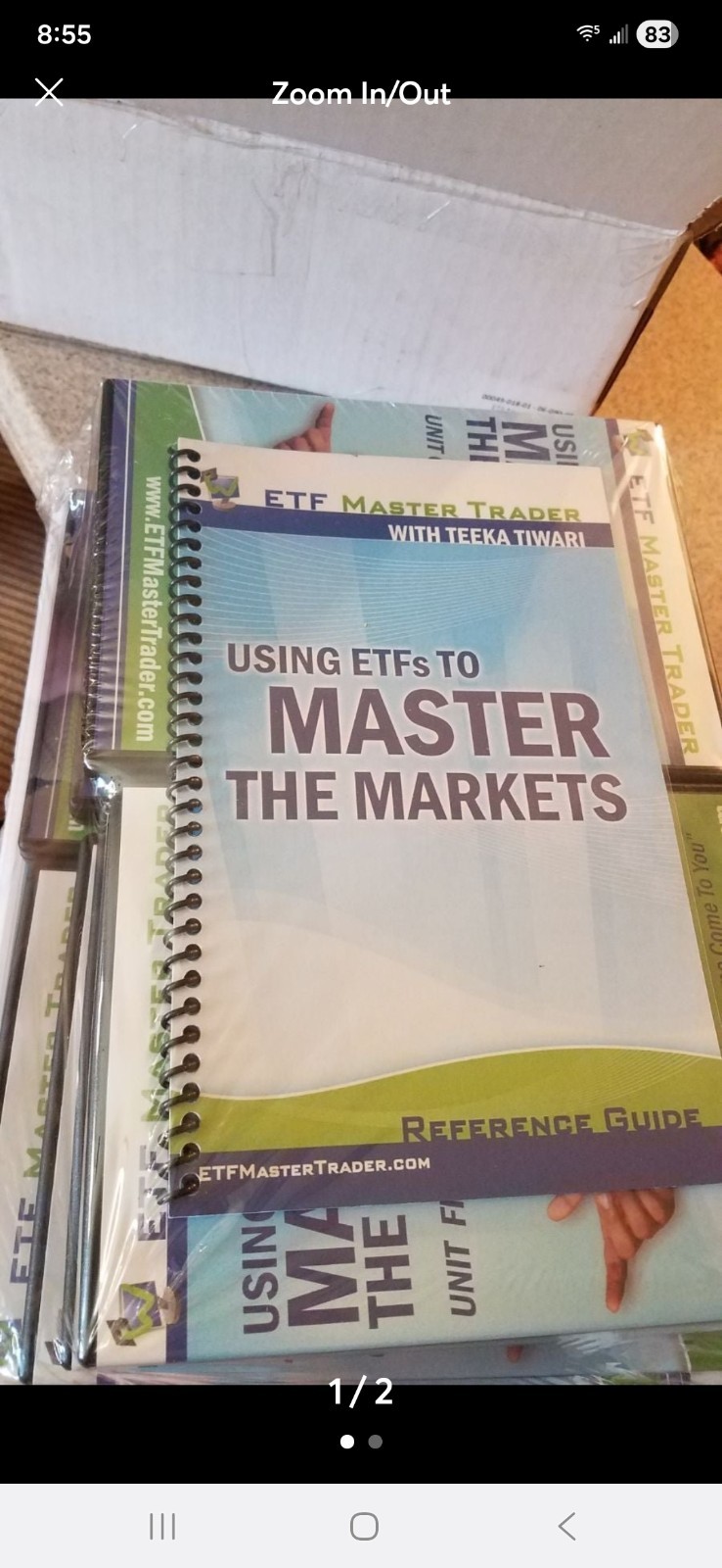 ETF Master Trader With Teeka Tiwari Using ETFs To Master the Markets Trading DVD