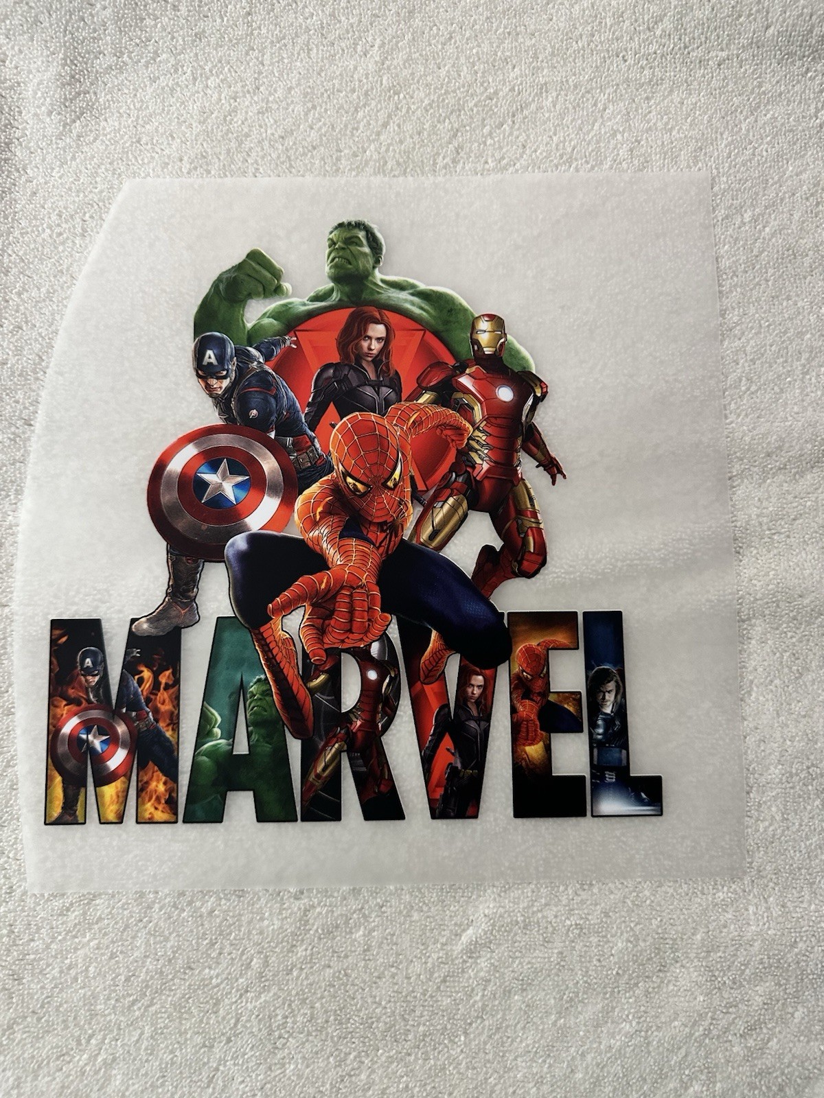 5 DTF Transfer Ready To Press Size 8.25in Wide