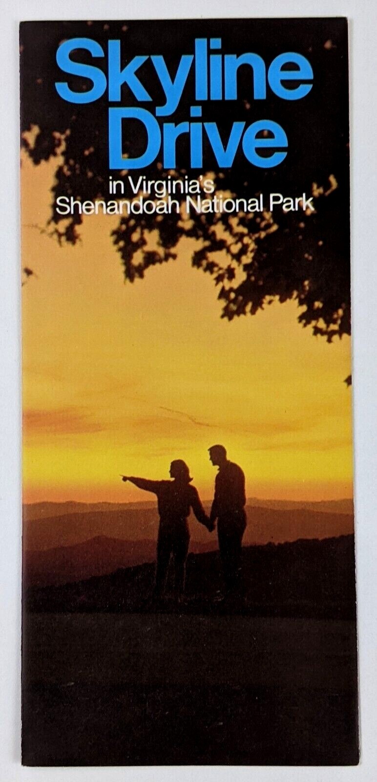 1972 Skyline Drive Shenandoah National Park Virginia Vintage Travel Brochure VA