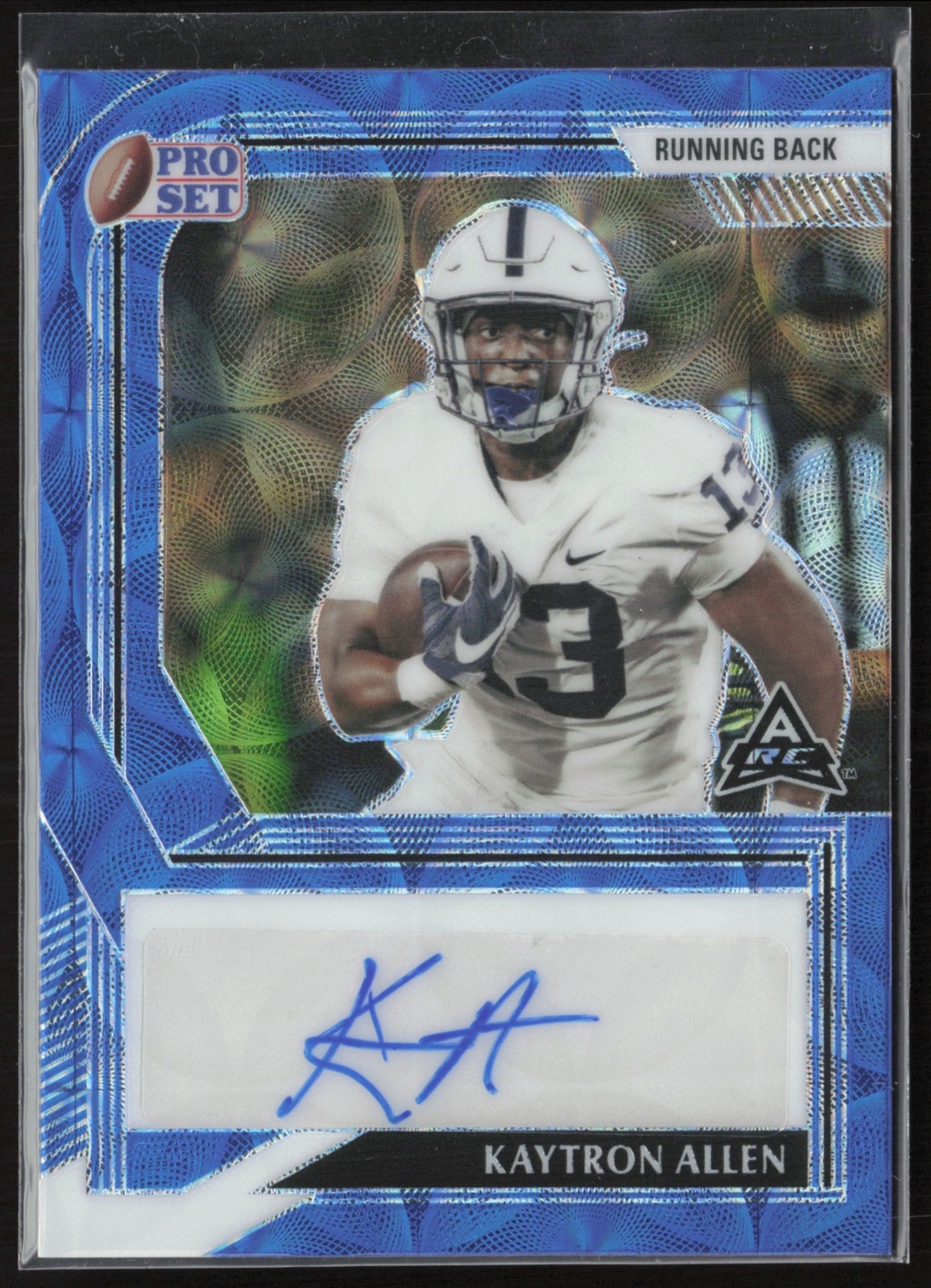 2022 Pro Set Metal Kaytron Allen Kaleidoscope Blue /15 #PA-KA1 Auto PSU