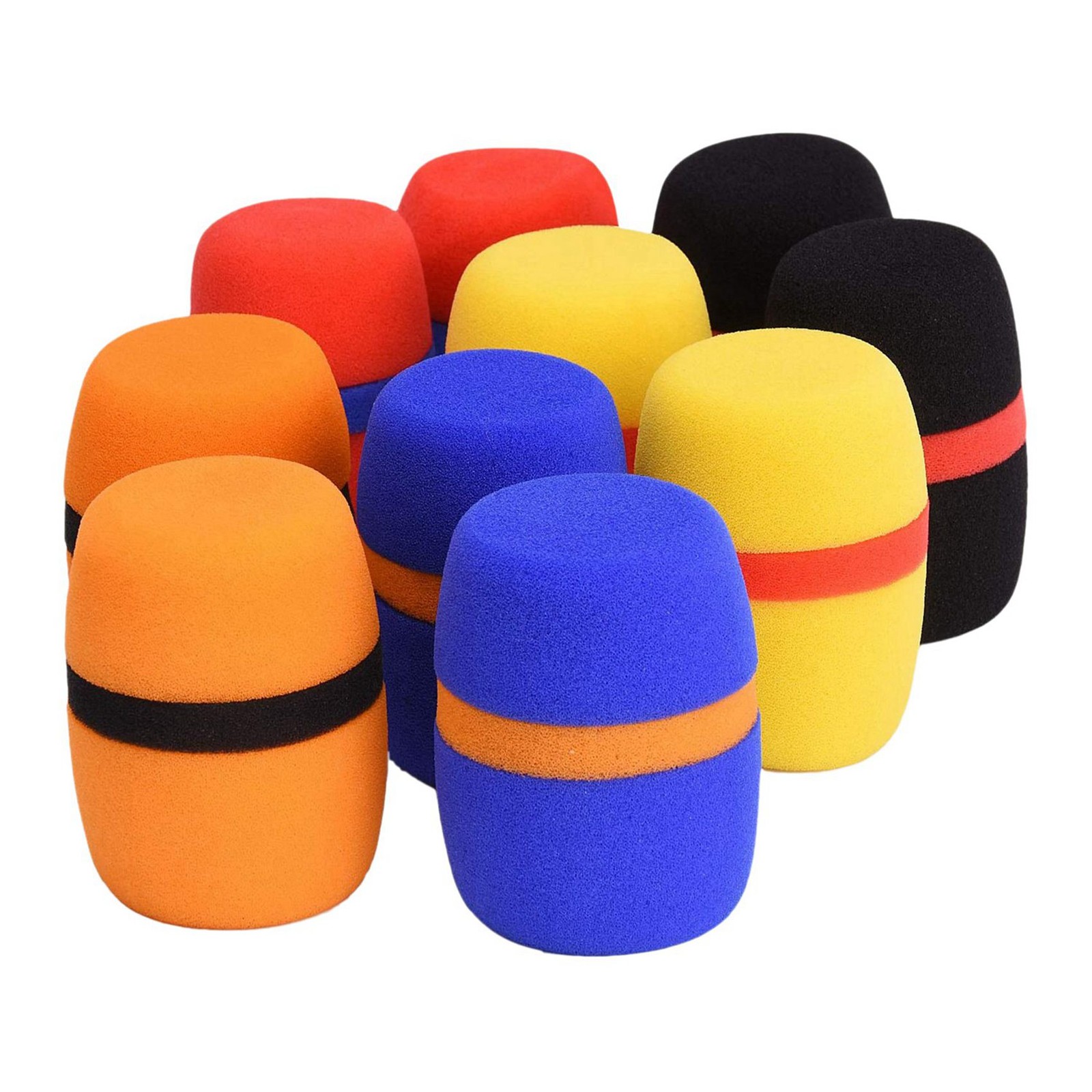 20Pcs Headset Windscreen Thickened KTV Handheld Dust Proof Soft Sponge9963