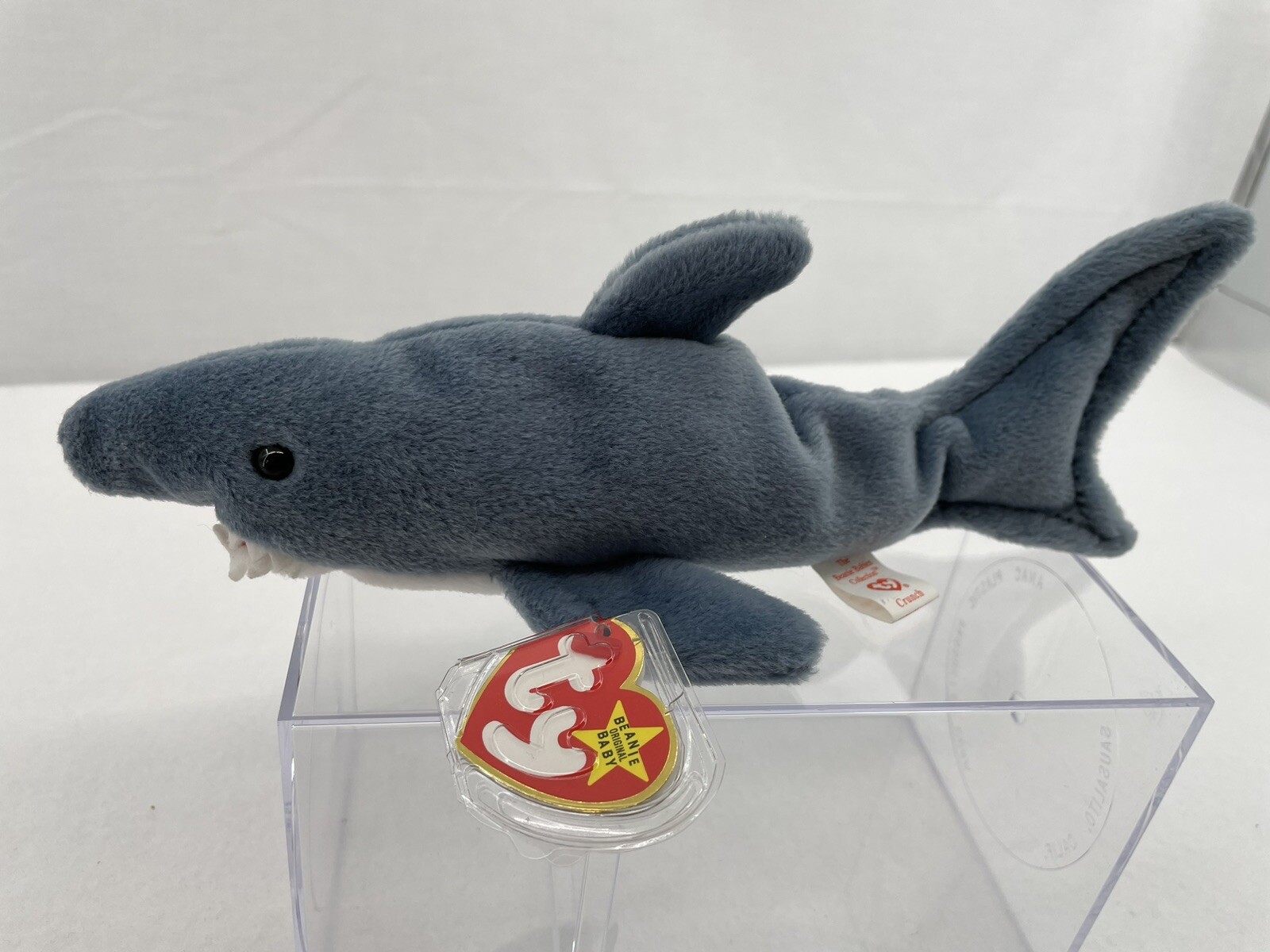 Beanie Baby 1996 Crunch The Shark.  PVC pellets Style 4130
