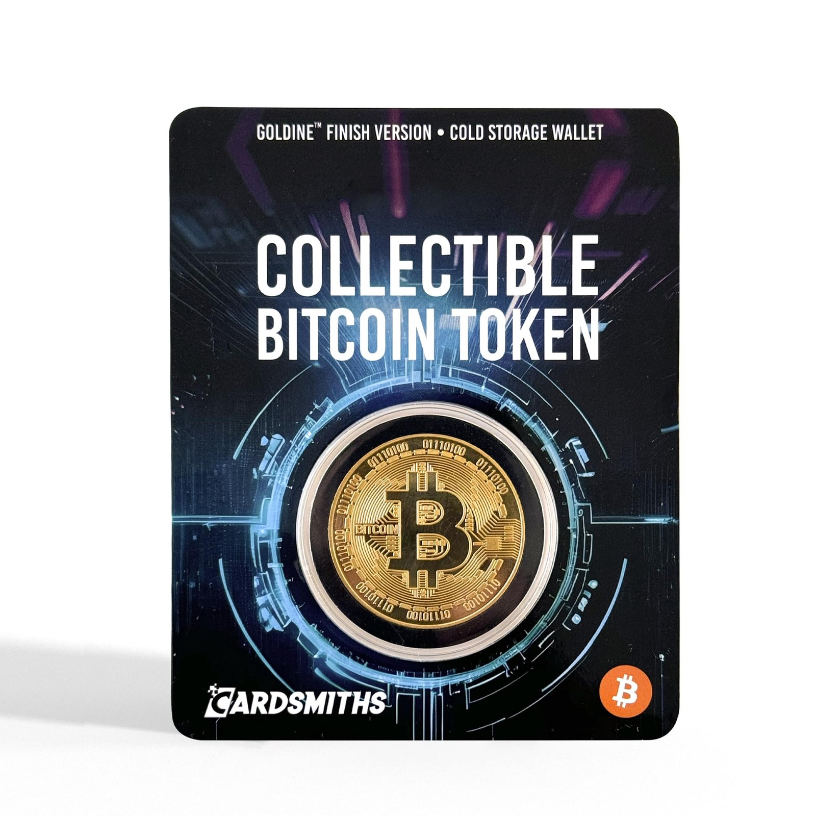 Collectible Bitcoin 39mm Goldine Cold Storage Token