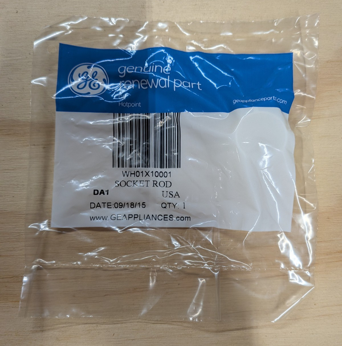 WH01X10001 GE Washer Socket Rod Support