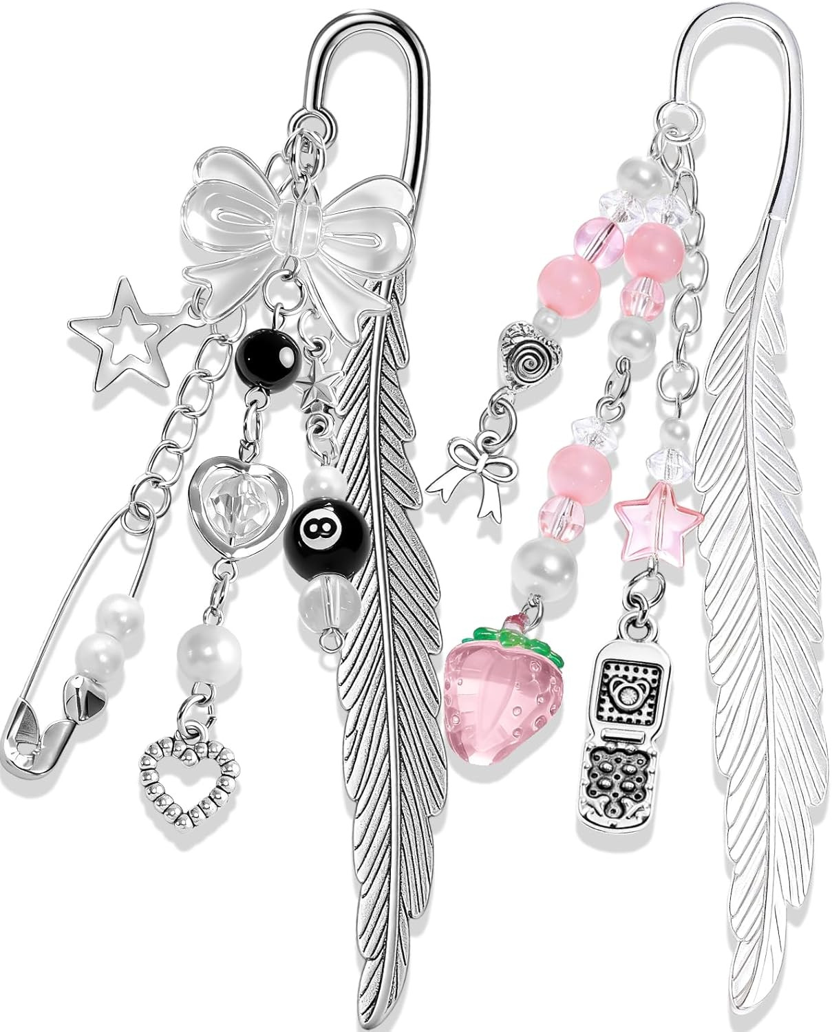 2 Pack Bookmarks for Women Reading - Book Marks for Readers Book Lovers, Cute Y2