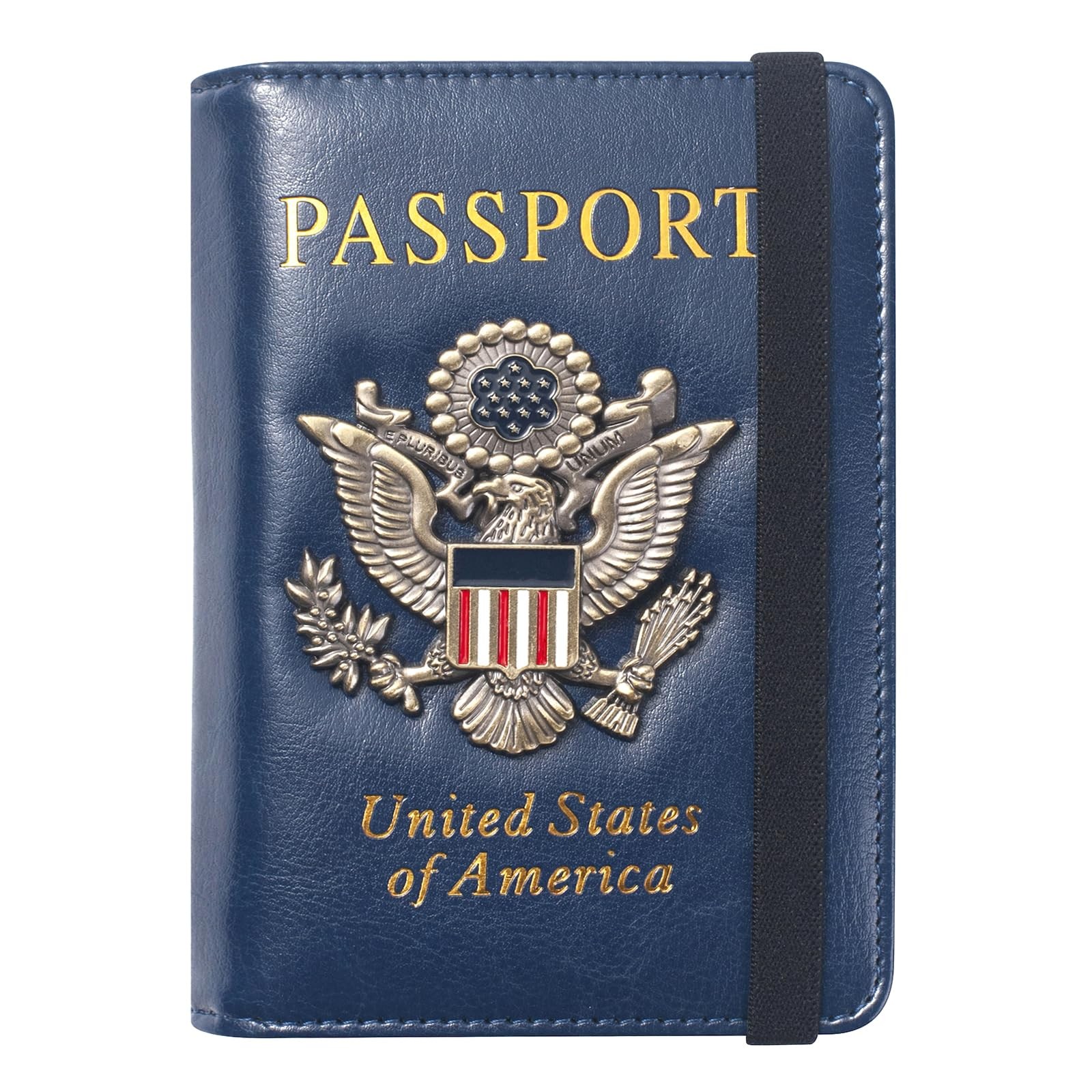 Premium Passport Holder for Travel, RFID Blocking Passport Cover Slim, Durabl...