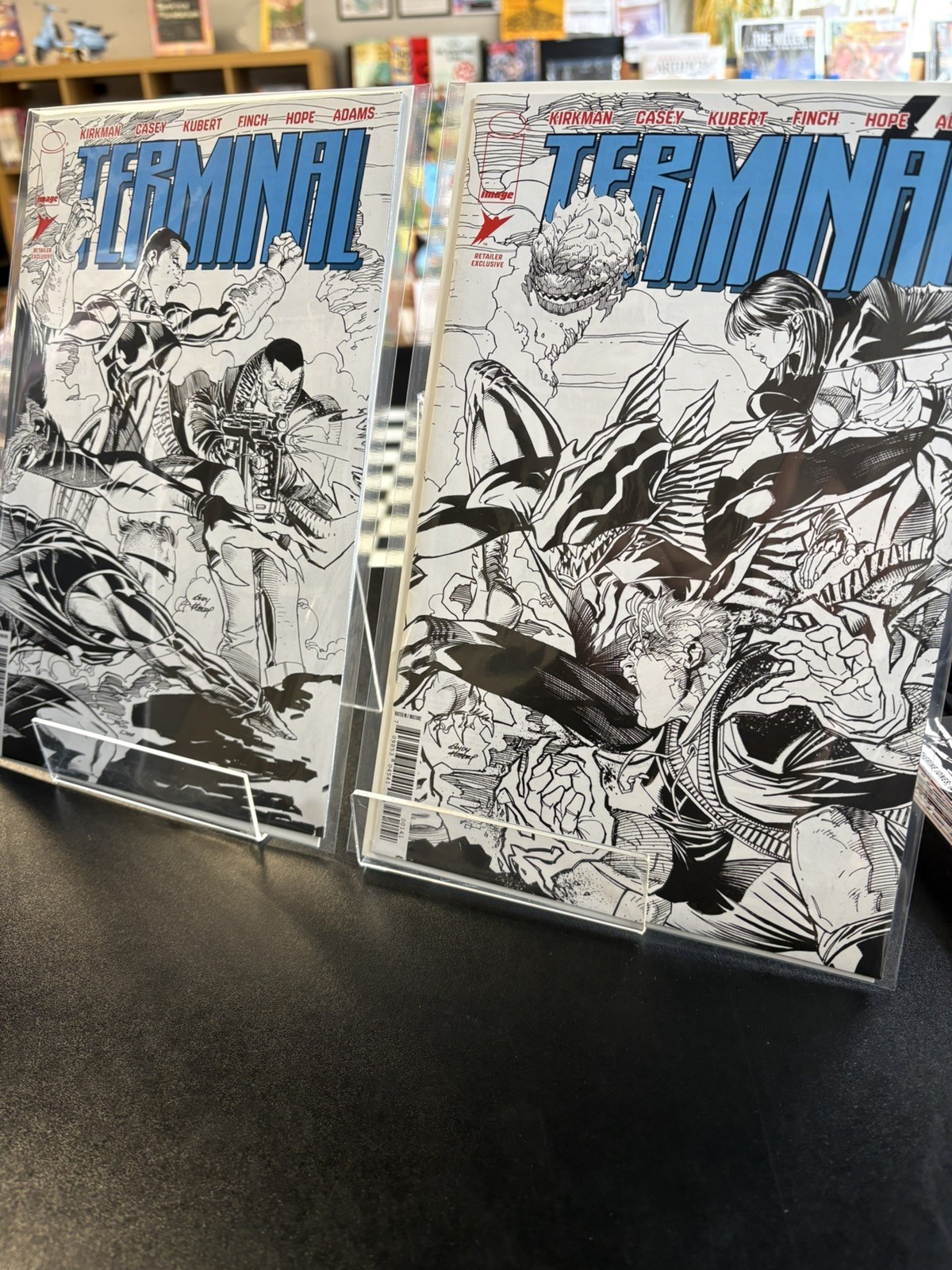 Terminal #1 Retailer Exclusive Ashcan Connecting Cover Set Image 2026 Kirkman 