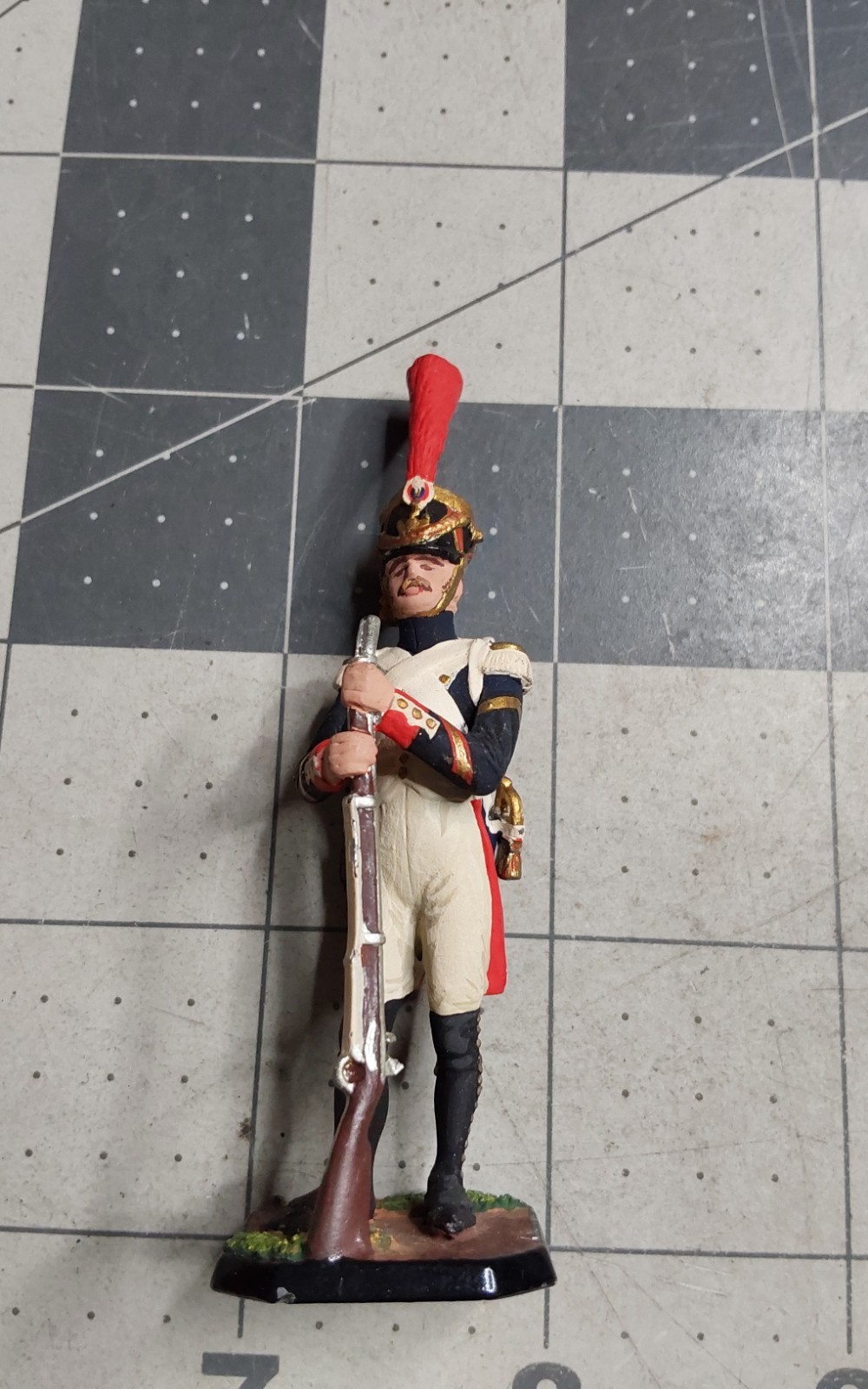 Expertly Painted Lead Rose Models 5/16 Napoleonic French Foot Soldier