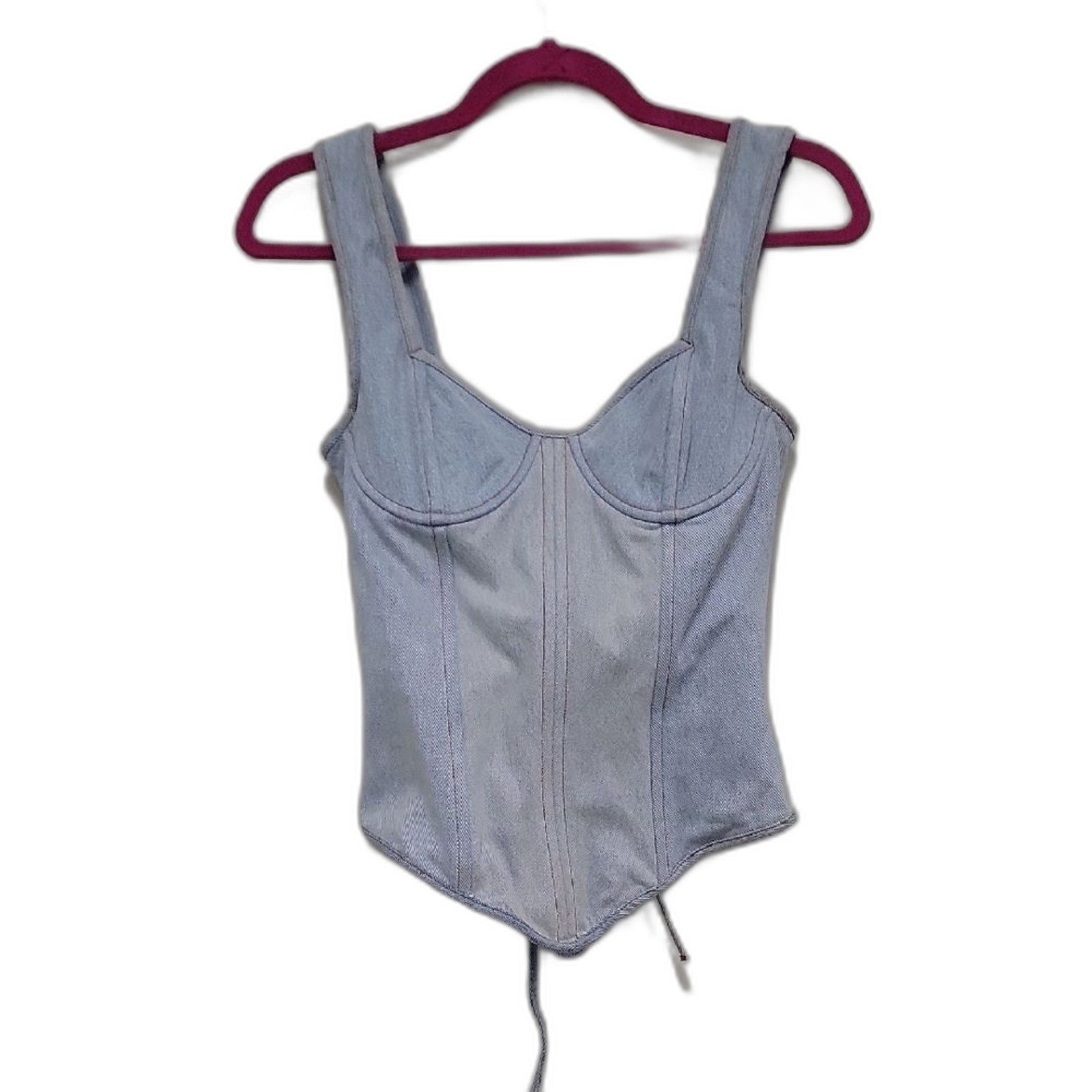 EB Denim Light Blue Fabric Detail